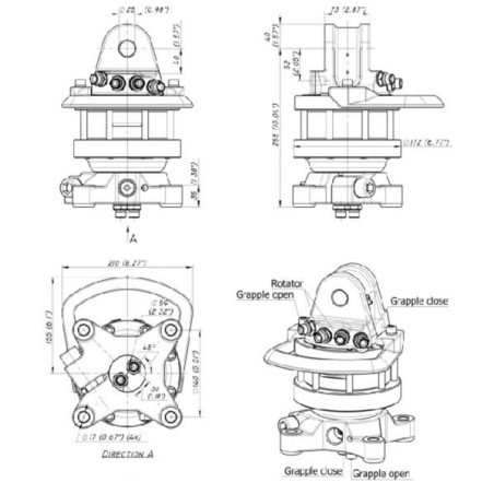 Rotateur BALTROTORS GR465