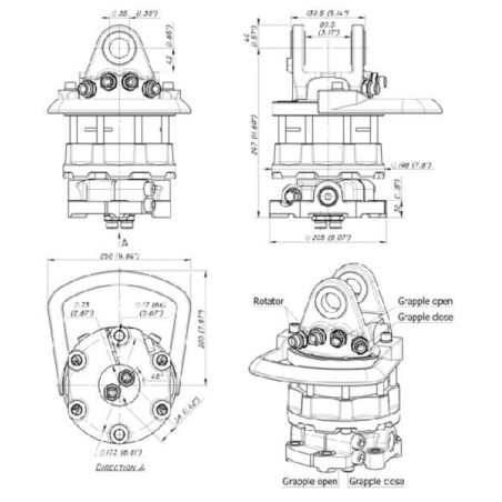 Rotateur BALTROTORS GR603DB