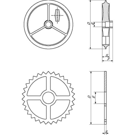 Roue UNIVERSEL CS47001