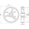 Roue DAL-BO 15118