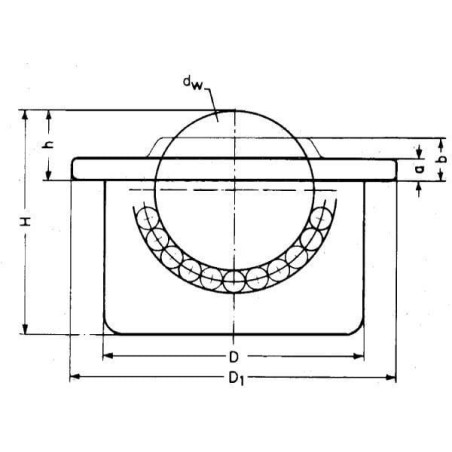 Roulette UNIVERSEL SPS22B