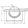 Roulette UNIVERSEL SPS22B