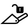 Symbole pour interrupteur à bascule HELLA 9XT740763661