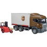 Camion miniature UPS avec chariot élévateur BRUDER U03581
