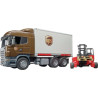 Camion miniature UPS avec chariot élévateur BRUDER U03581