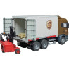 Camion miniature UPS avec chariot élévateur BRUDER U03581