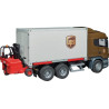 Camion miniature UPS avec chariot élévateur BRUDER U03581