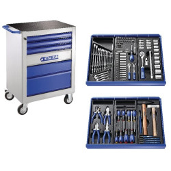 Servante d'atelier avec kit 123 outils EXPERT E220310