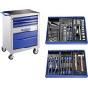 Servante d'atelier avec kit 123 outils EXPERT E220310
