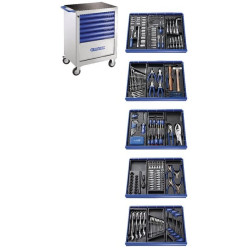 Servante d'atelier avec kit 287 outils EXPERT E220322