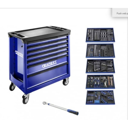 Servante d'atelier avec kit 396 outils EXPERT E220329