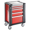 Servante JETM3 5 tiroirs rouge FACOM JET5M3PF