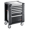 Servante JETM3 6 tiroirs noir FACOM JET6GM3PF
