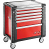 Servante JETM4 6 tiroirs rouge FACOM JET6M4PF