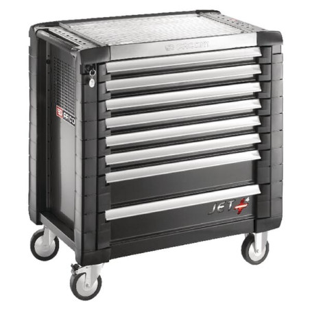 Servante JETM4 8 tiroirs noir FACOM JET8GM4PF