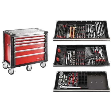 Servante JETM5 avec outils FACOM JET6M5PLPF