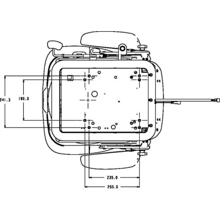 Siège à suspension pneumatique SEARS AS3045A