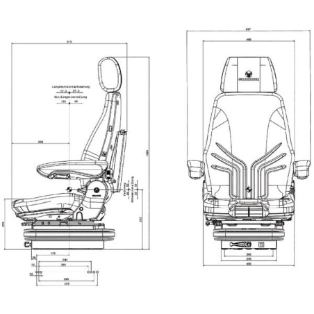 Siège Actimo taille M GRAMMER G1294547