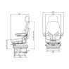 Siège Actimo taille XXL GRAMMER G1249955
