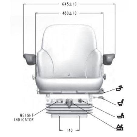 Siège SEARS MS3007