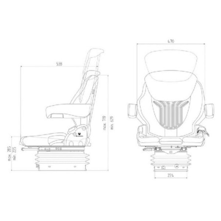 Siège GRAMMER G1081366