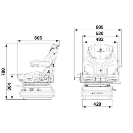 Siège GRAMMER G1314123