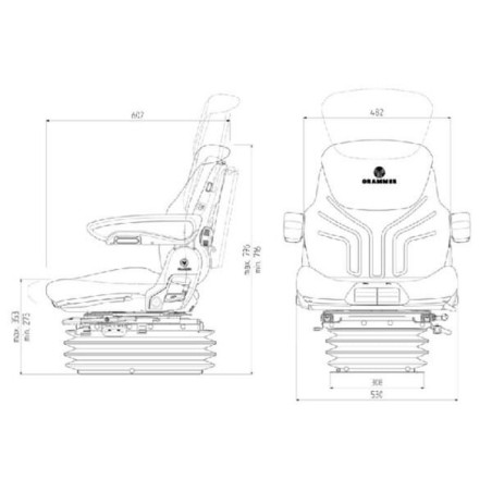Siège GRAMMER G1234485