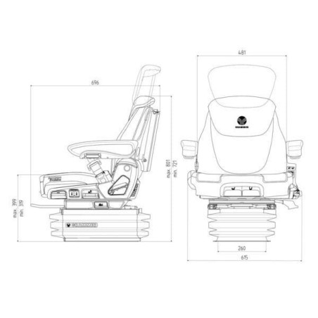 Siège GRAMMER G1288768