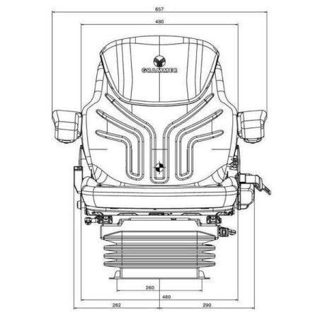 Siège GRAMMER G1292201