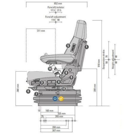 Siège GRAMMER G1388488