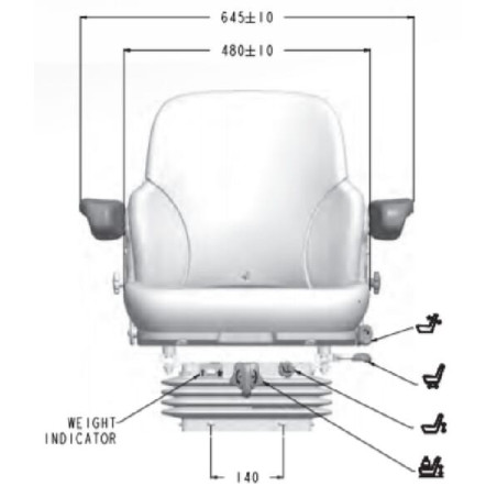 Siège SEARS MS3007E