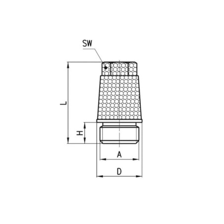 Bouchon en laiton CAMOZZI 292134