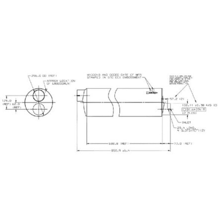 Pot d'échappement DONALDSON M100048