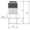 Pot d'échappement UNIVERSEL SOF38A