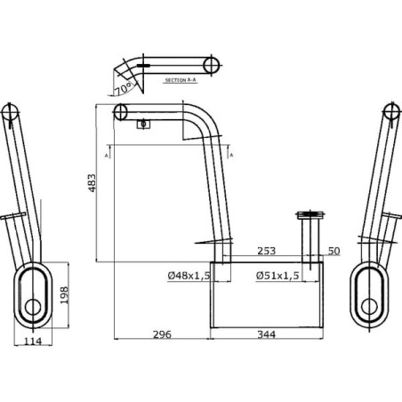 Pot d'échappement UNIVERSEL TC05016410N