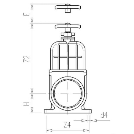 Soupape coulissante 160mm VDL 1300160S