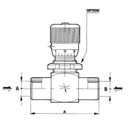 Soupape d'accélérateur FLUIDPRESS FPBN03001