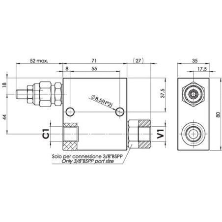 Soupape de séquence FLUIDPRESS FPSQD10001ST