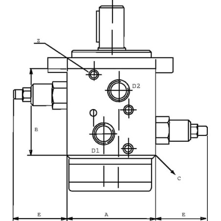Soupape d'équilibrage WALVOIL VODLSCF05001