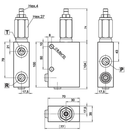 Soupape FLUIDPRESS FPRPUD05002