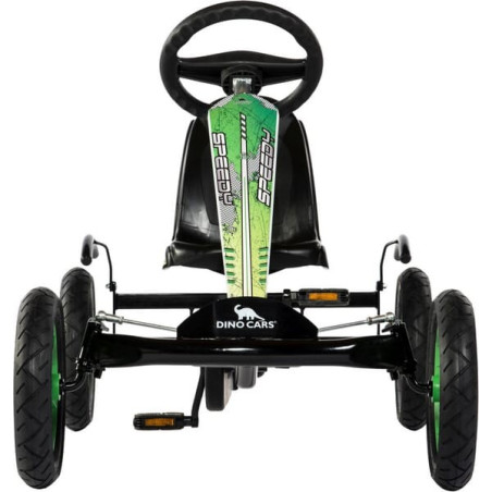 Kart à pédales pour enfant noir-vert DINO CARS DC17200BF1