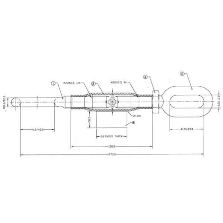 Stabilisateur UNIVERSEL Z700540KR