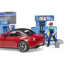 Station-service et lavage de voitures miniature BRUDER U62111
