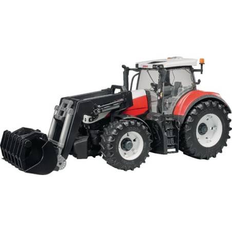 Tracteur miniature Steyr 6300 Terrus avec chargeur frontal BRUDER U03181