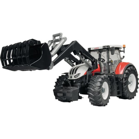 Tracteur miniature Steyr 6300 Terrus avec chargeur frontal BRUDER U03181