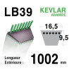 Courroie 16.5mm x 1002mm - LB39