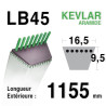 Courroie 16.5mm x 1155mm - LB45