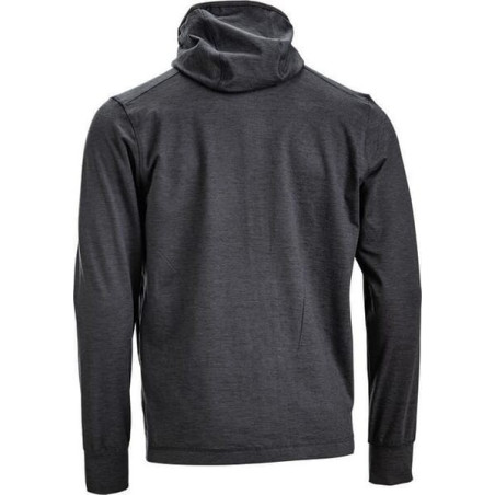Sweat en molleton à fermeture et à capuche gris taille 2XL UNIVERSEL KW5011201811060