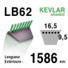Courroie 16.5mm x 1586mm - LB62