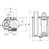 Syphon en fonte 60mm BATTIONI PAGANI 201C